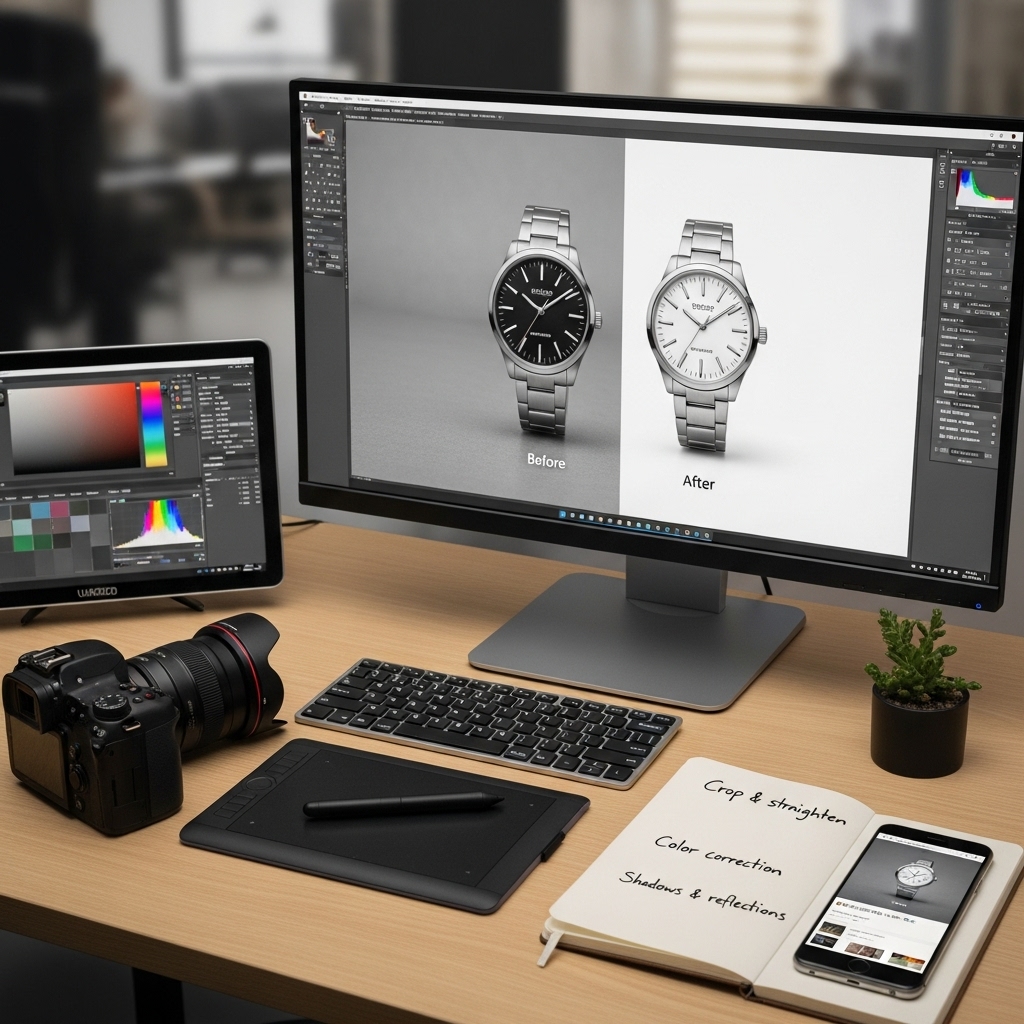 Amazon product photo editing service white background