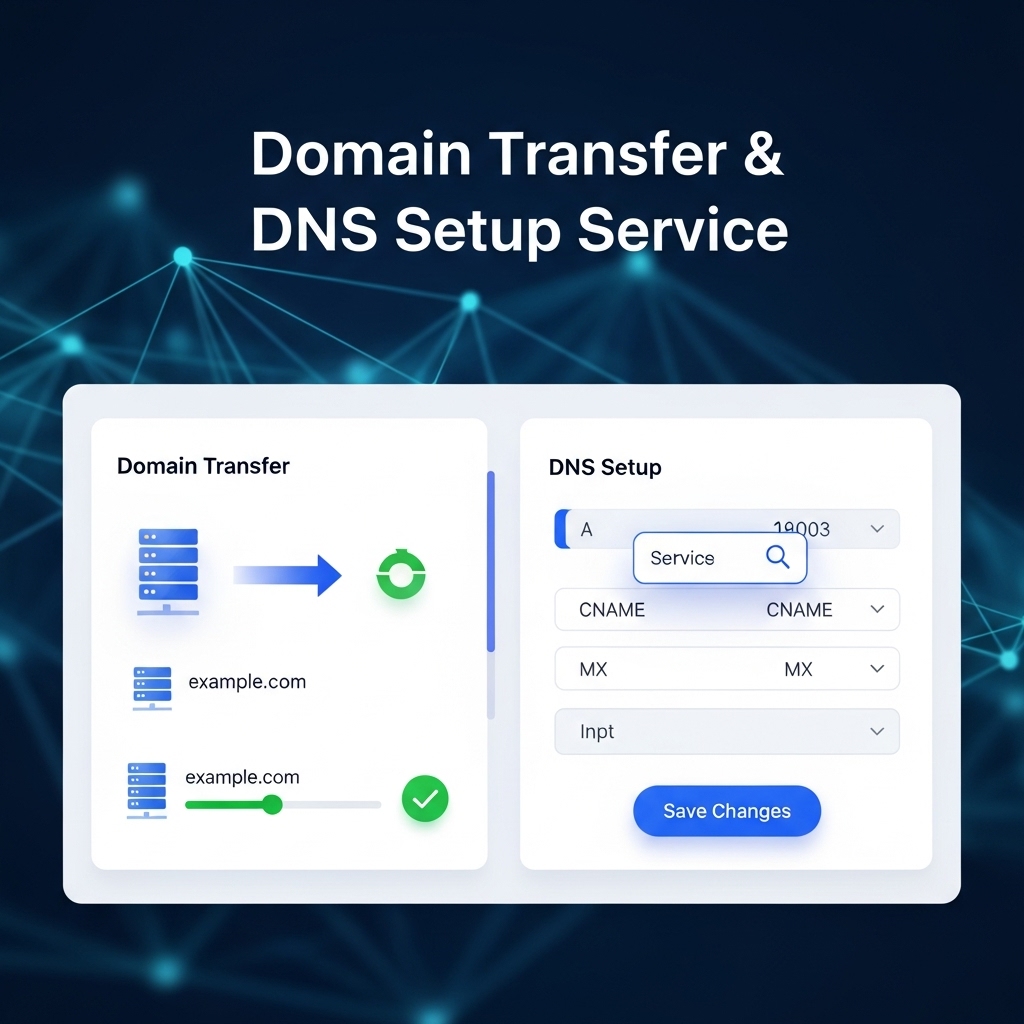 Domain Transfer & DNS Setup Service