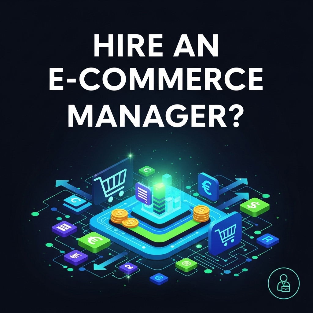 🛒 HIRE AN E-COMMERCE MANAGER?
