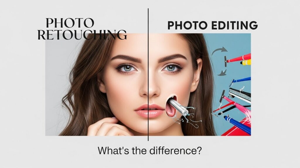 Photo Retouching vs. Photo Editing: Whatâ€™s the Difference?