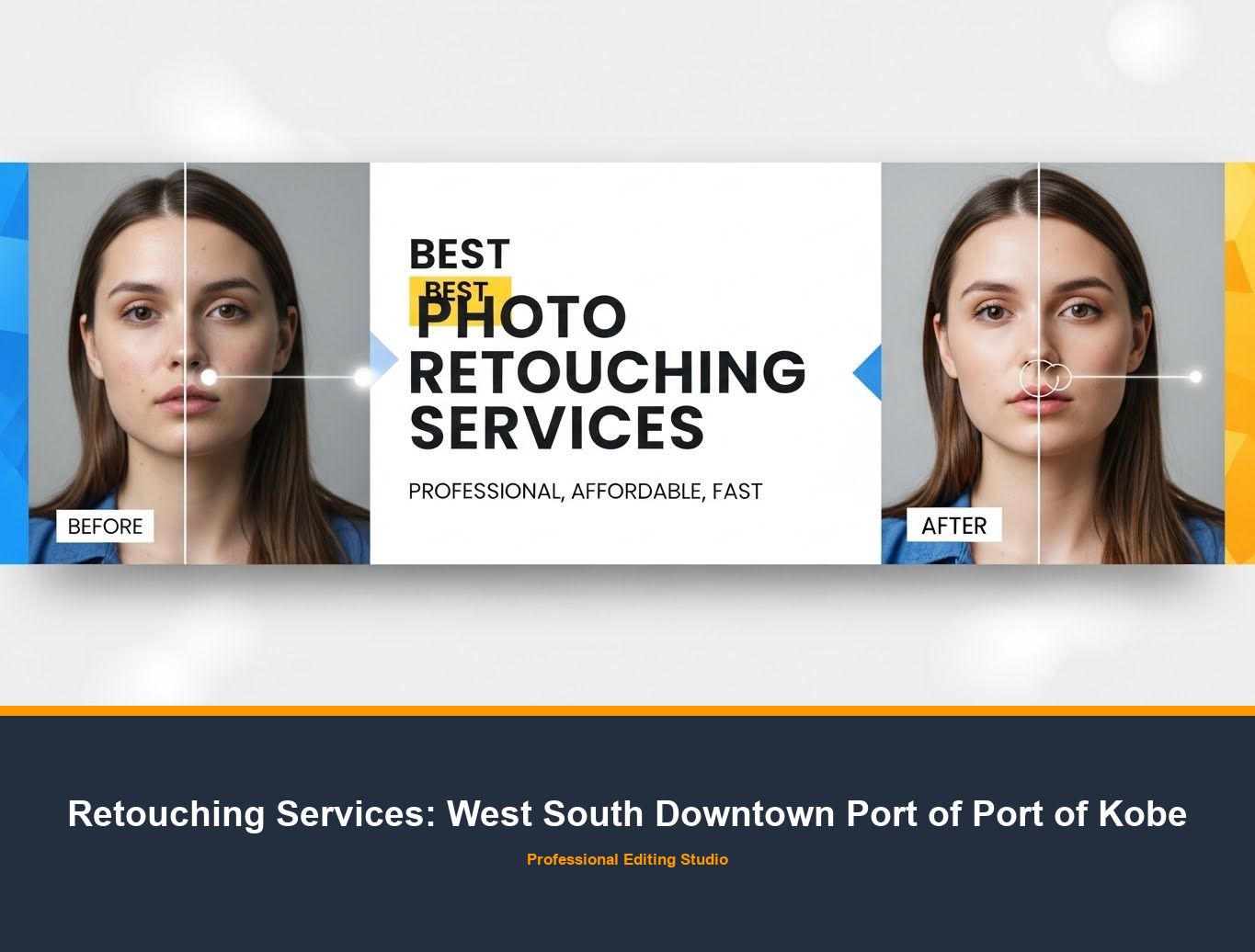 Car Photo Editing in West South Downtown Port of Port of Kobe