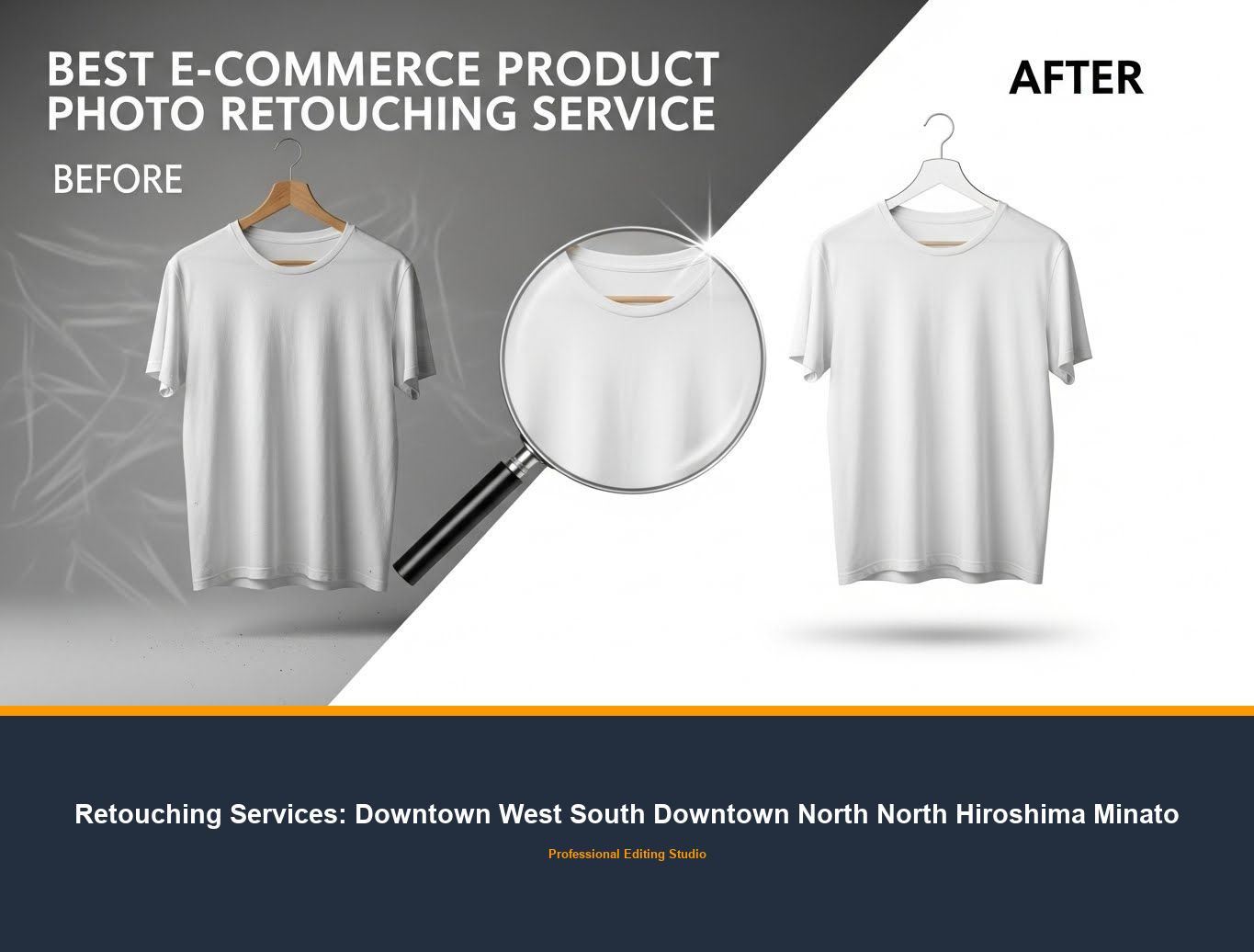 Clipping Path Service in Downtown West South Downtown North North Hiroshima Minato