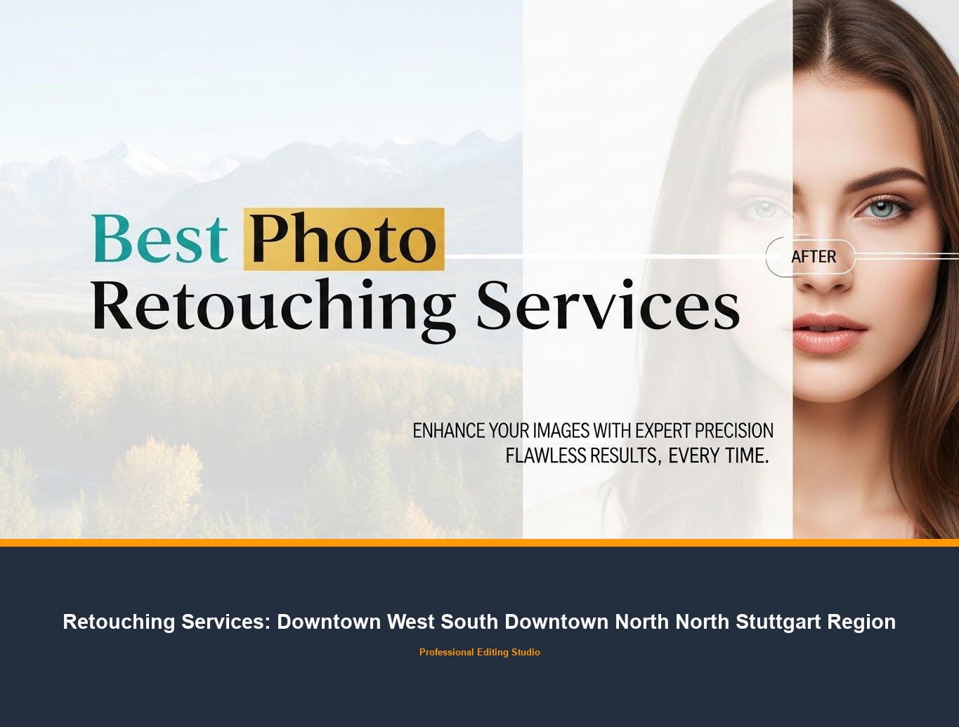 Clipping Path Service in Downtown West South Downtown North North Stuttgart Region