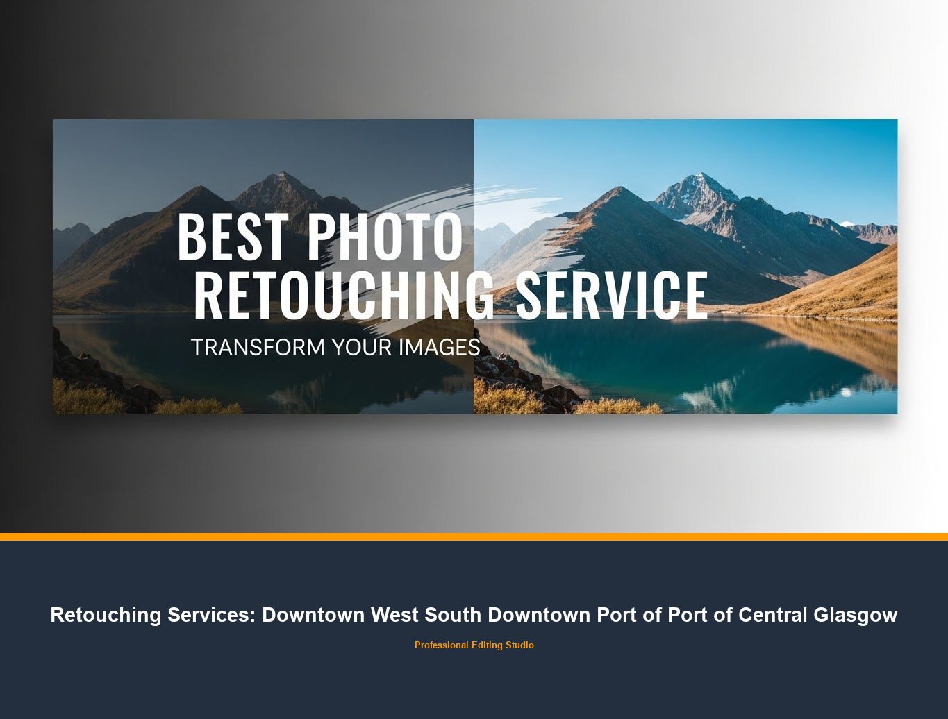 Clipping Path Service in Downtown West South Downtown Port of Port of Central Glasgow