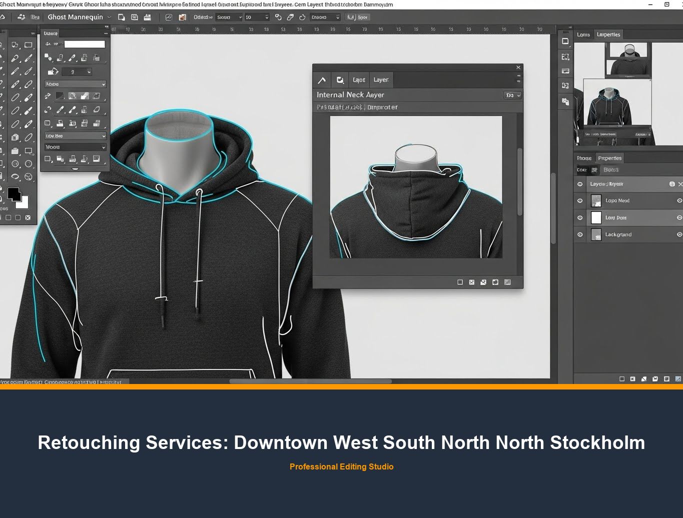 Clipping Path Service in Downtown West South North North Stockholm