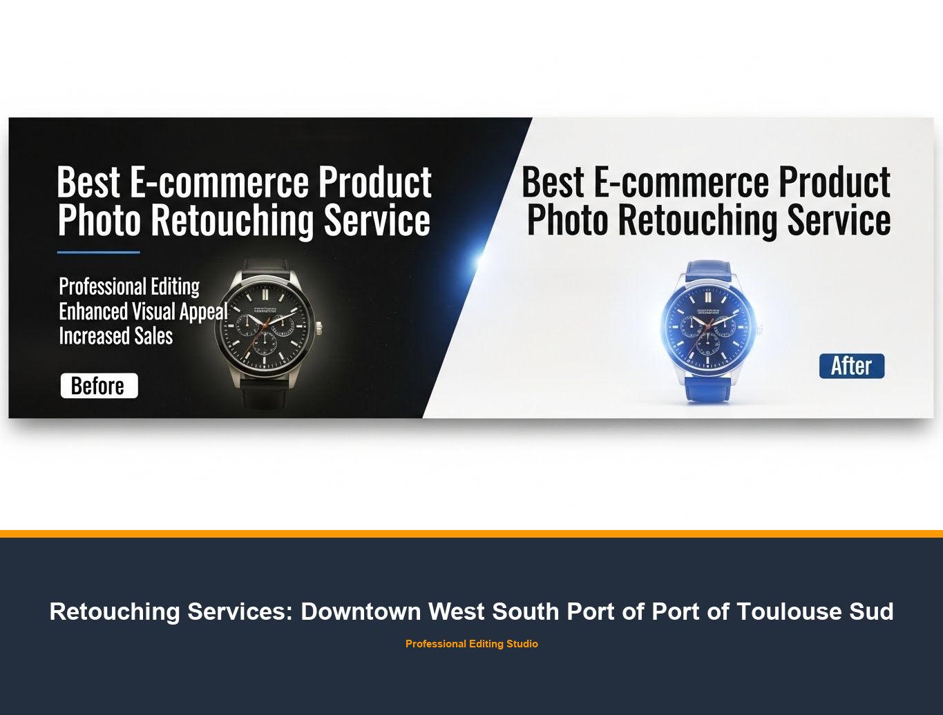 Clipping Path Service in Downtown West South Port of Port of Toulouse Sud