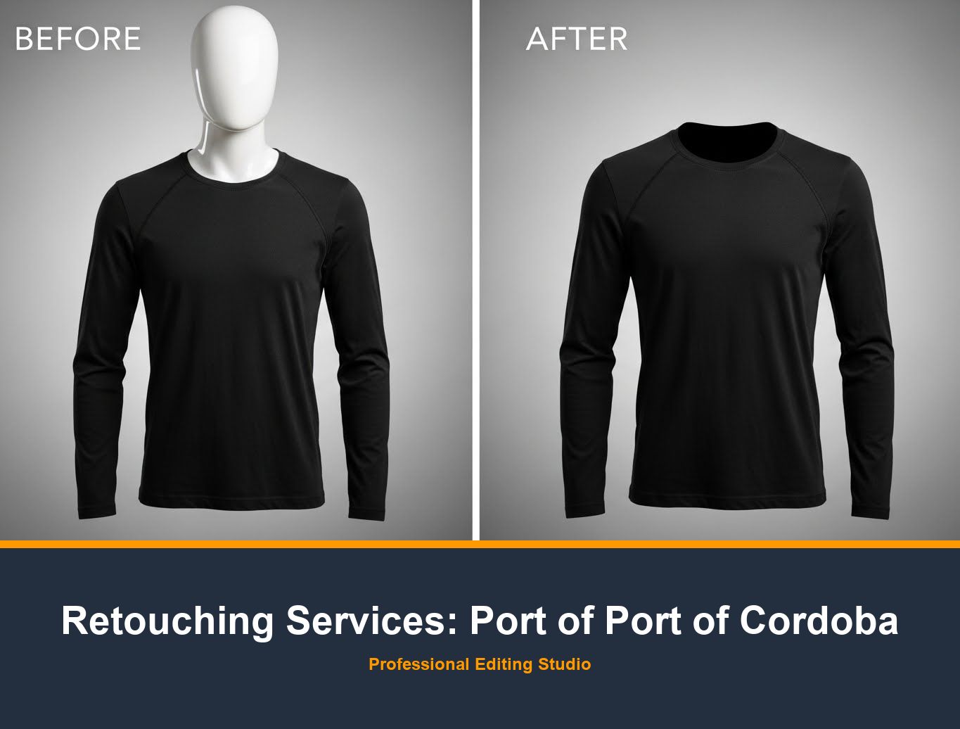 Ecommerce Photo Editing in Port of Port of Cordoba