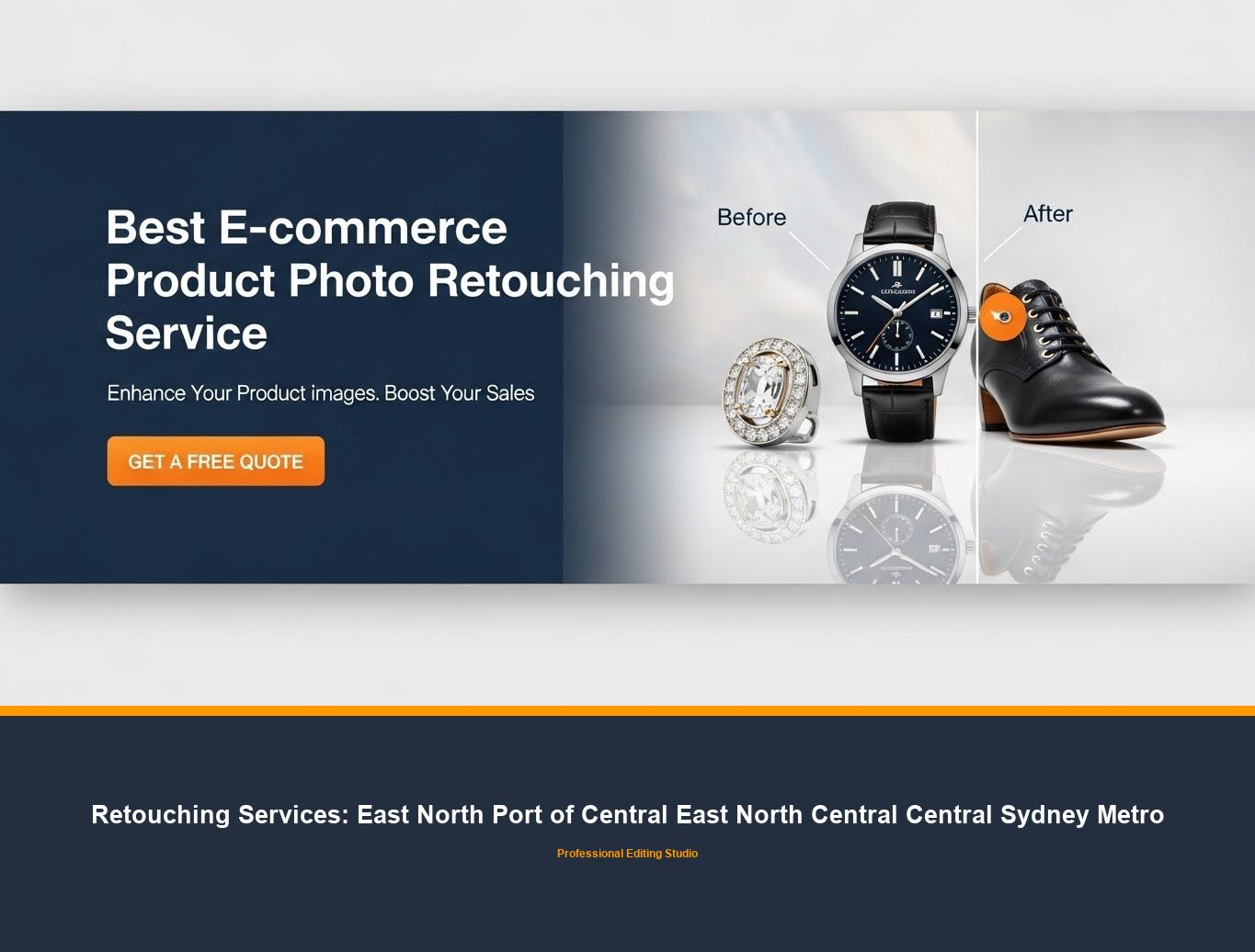 Jewelry Retouching in East North Port of Central East North Central Central Sydney Metro