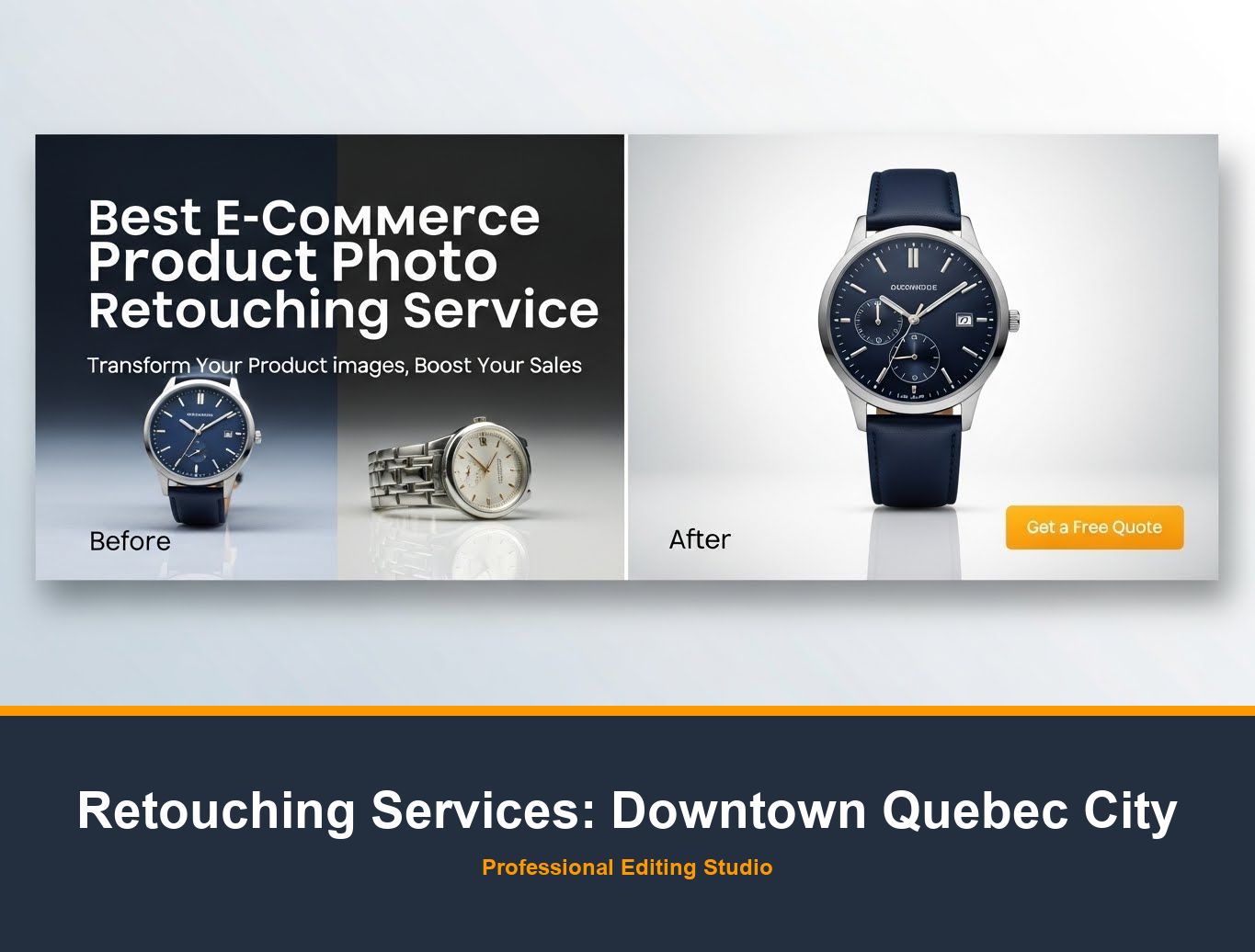 Photo Retouching Service in Downtown Quebec City