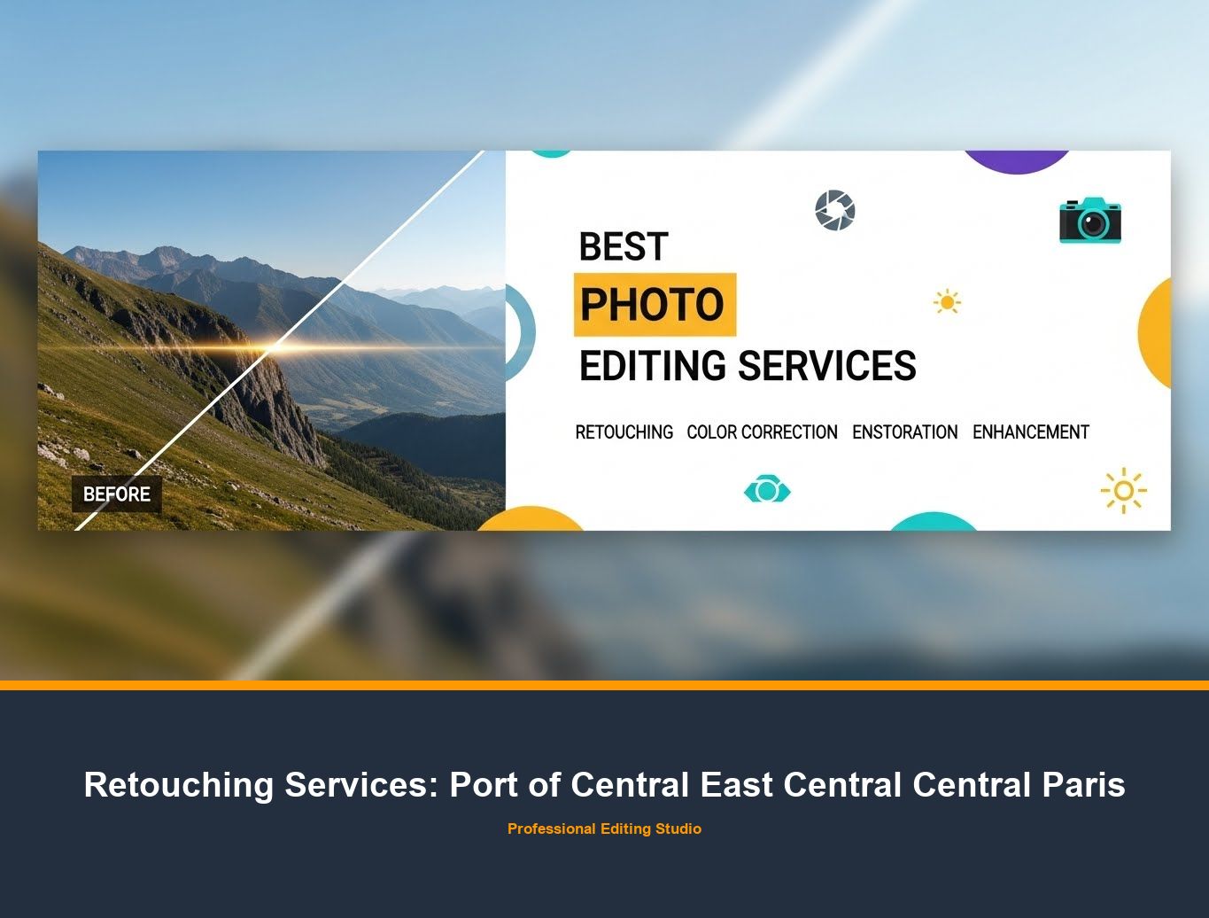 Photo Retouching Service in Port of Central East Central Central Paris